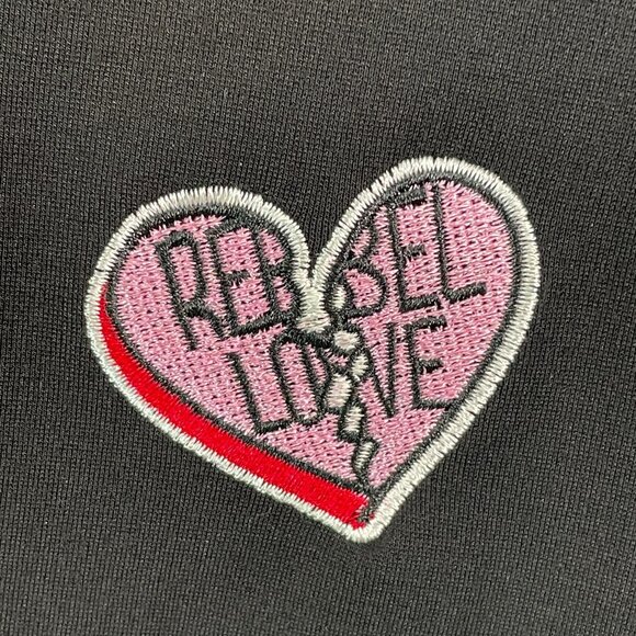 TORRID Rebel Wilson Womens Plus 4X Heart Embroidered Black Pencil Skirt Midi - Picture 3 of 8